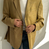 Two toned blazer in yellow tones