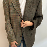 Stunning tweed two toned blazer