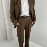 Beautiful brown suit