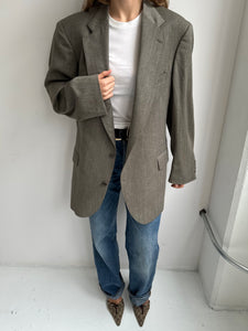 Grey oversized blazer