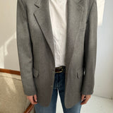 Light grey herringbone blazer