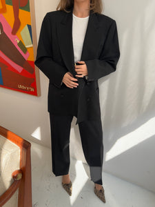 Double breasted black Valentino suit