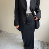 Beautiful black skirt suit