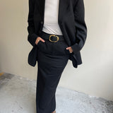 Beautiful black skirt suit