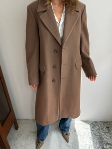 Brown cold wool coat