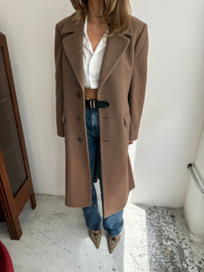 Brown cold wool coat